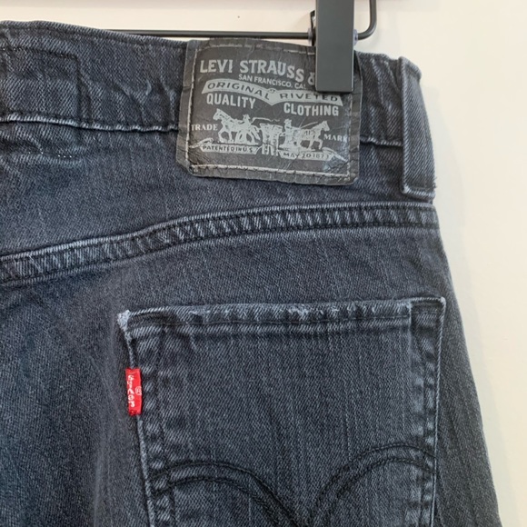 LEVI'S Black Label 511 Skinny Jeans Fade Black - Picture 5 of 7